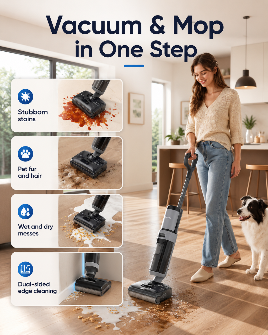 Tineco i5 Stretch Plus Cordless Wet & Dry Floor Cleaner