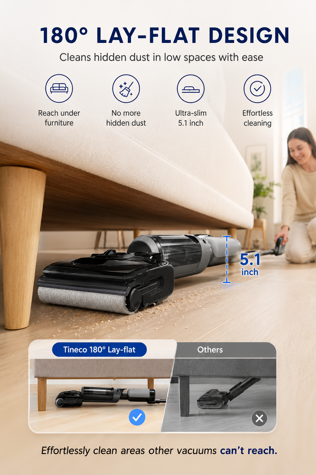 Tineco i5 Stretch Plus Cordless Wet & Dry Floor Cleaner