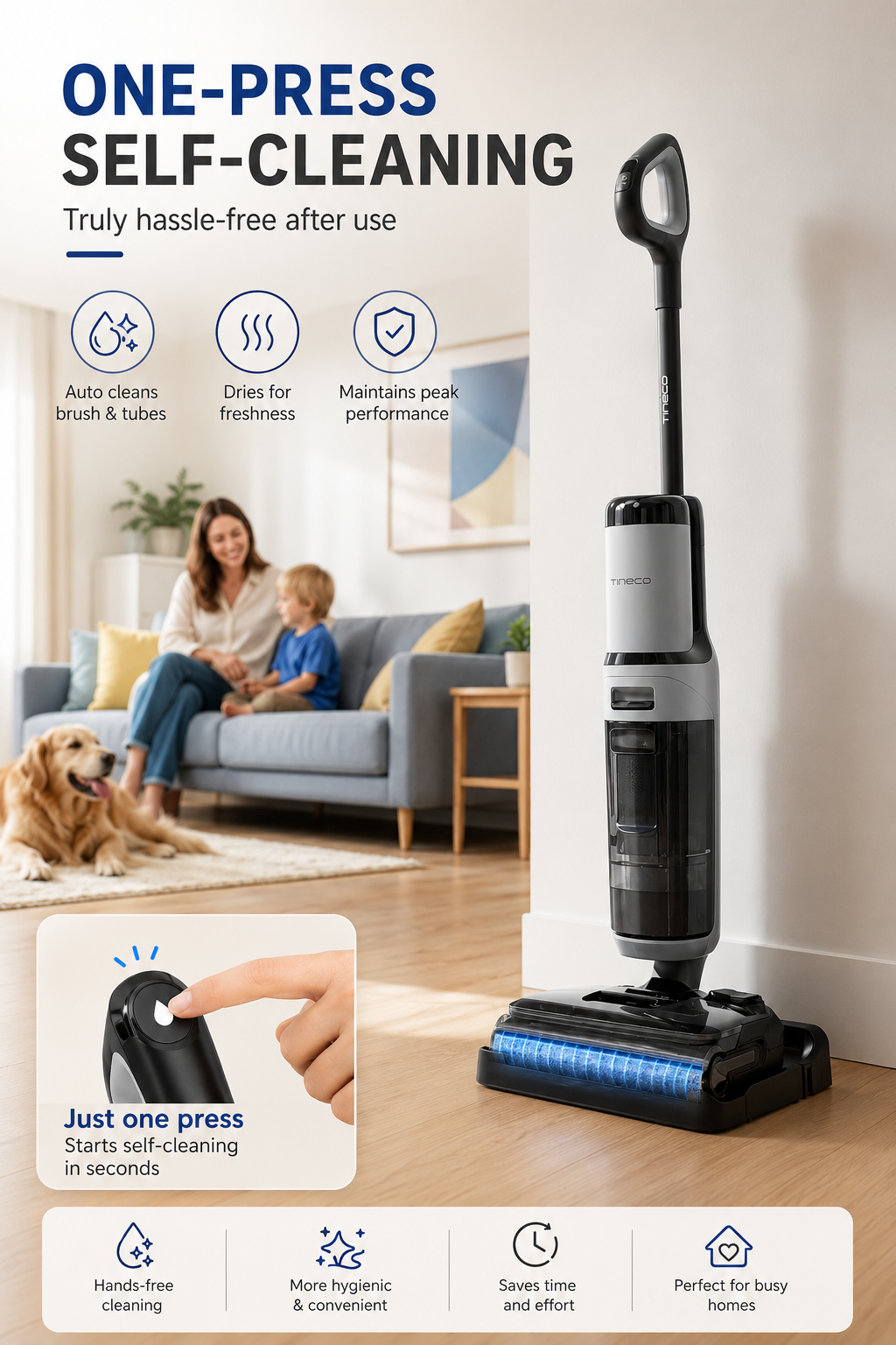 Tineco i5 Stretch Plus Cordless Wet & Dry Floor Cleaner