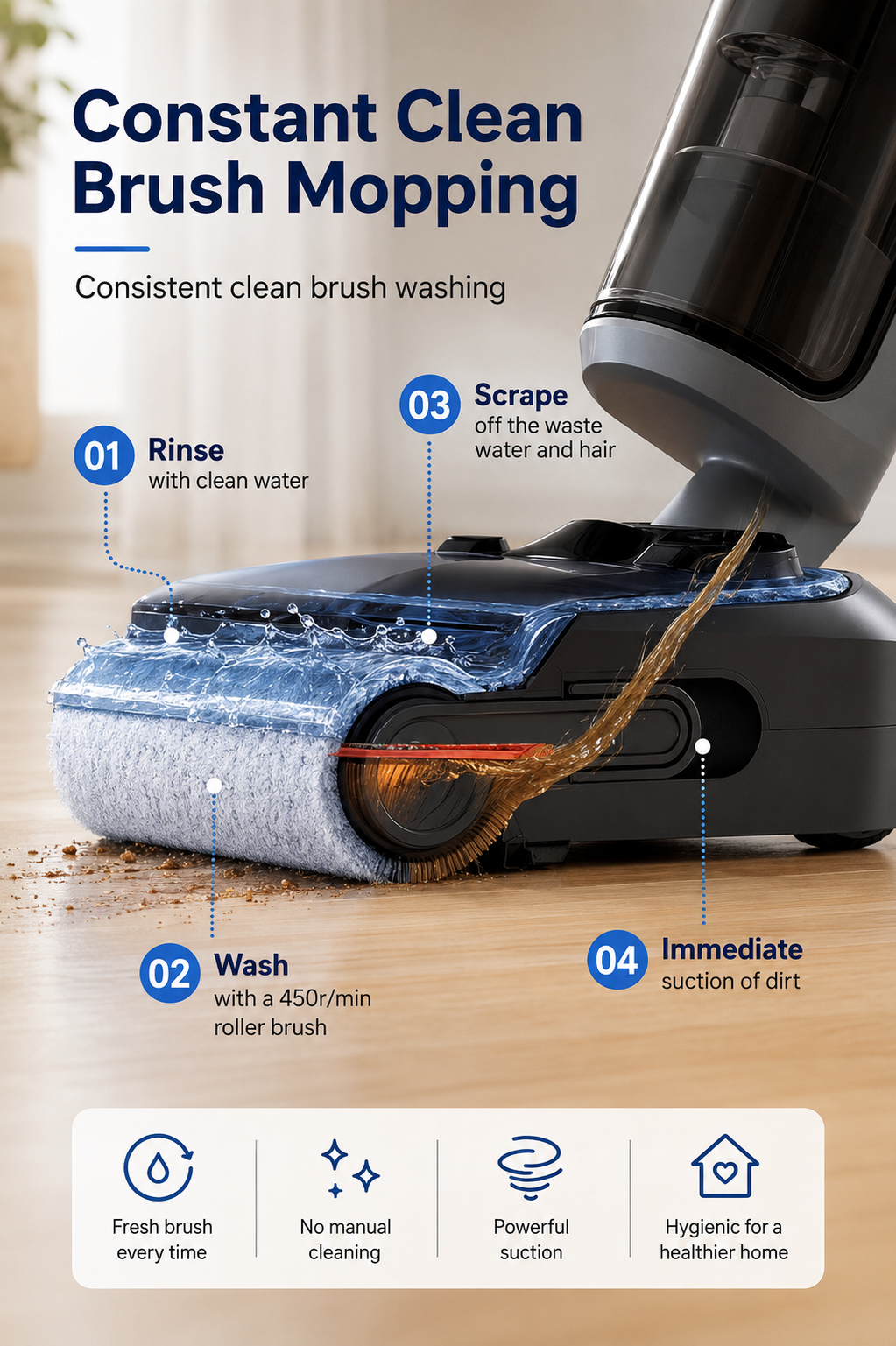 Tineco i5 Stretch Plus Cordless Wet & Dry Floor Cleaner