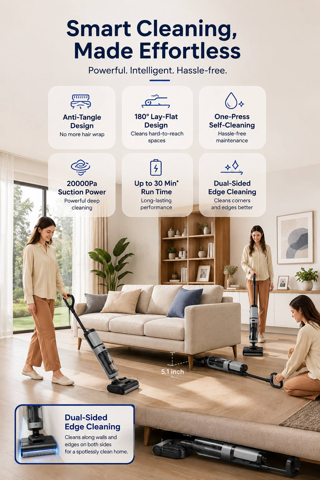Tineco i5 Stretch Plus Cordless Wet & Dry Floor Cleaner
