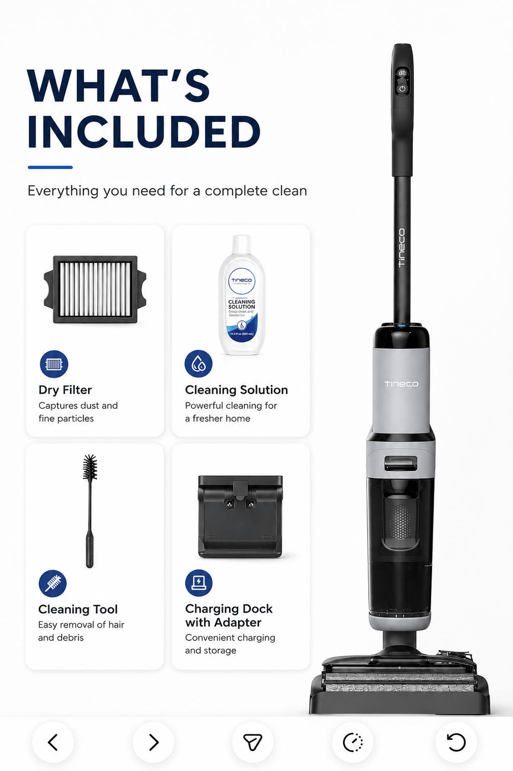 Tineco i5 Stretch Plus Cordless Wet & Dry Floor Cleaner