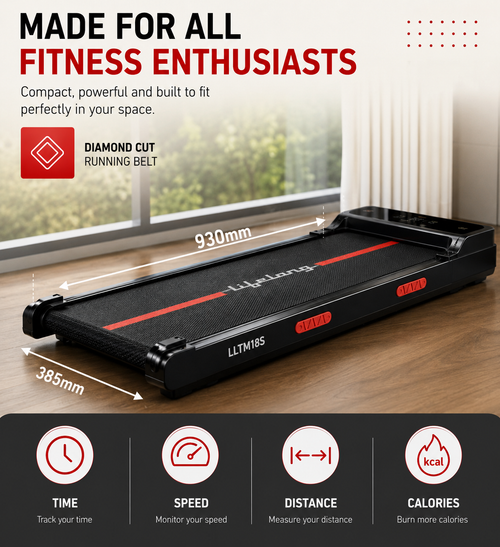 Foldable Walking Pad Treadmill with Incline & Remote Control