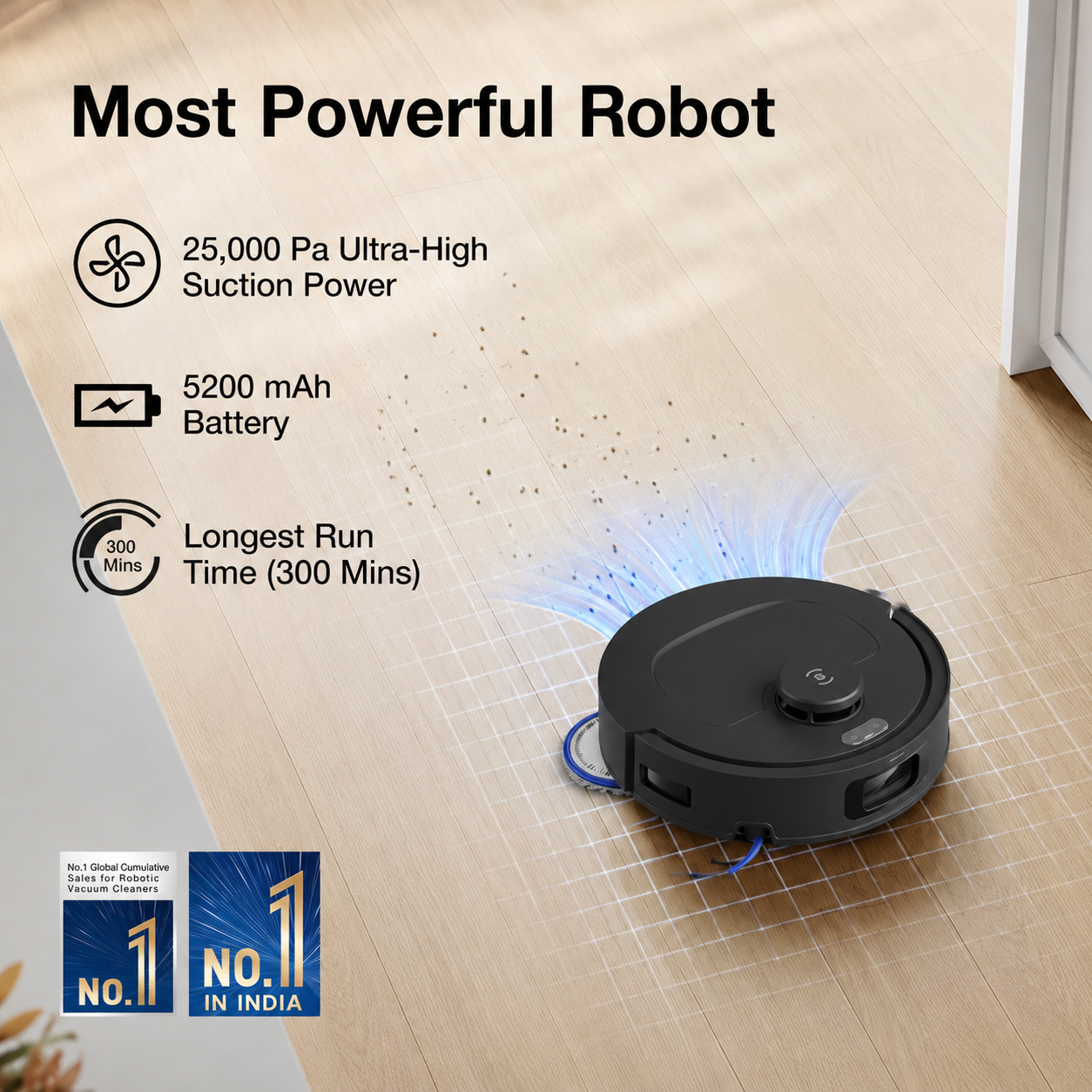 ECOVACS N50 Pro Omni Robot Vacuum & Mop