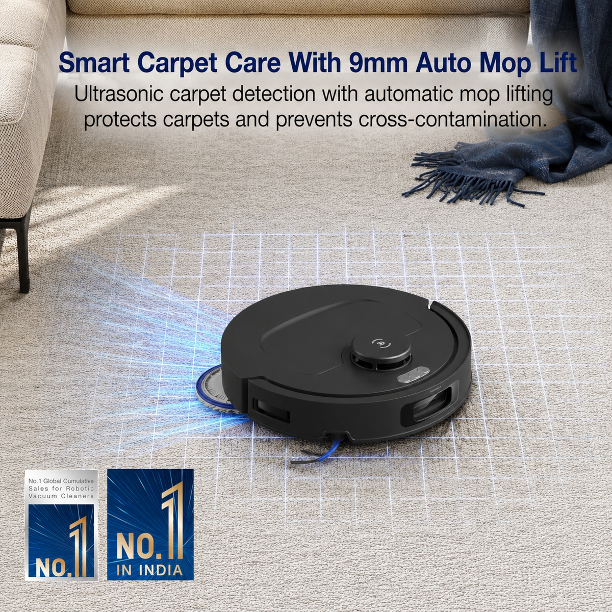 ECOVACS N50 Pro Omni Robot Vacuum & Mop