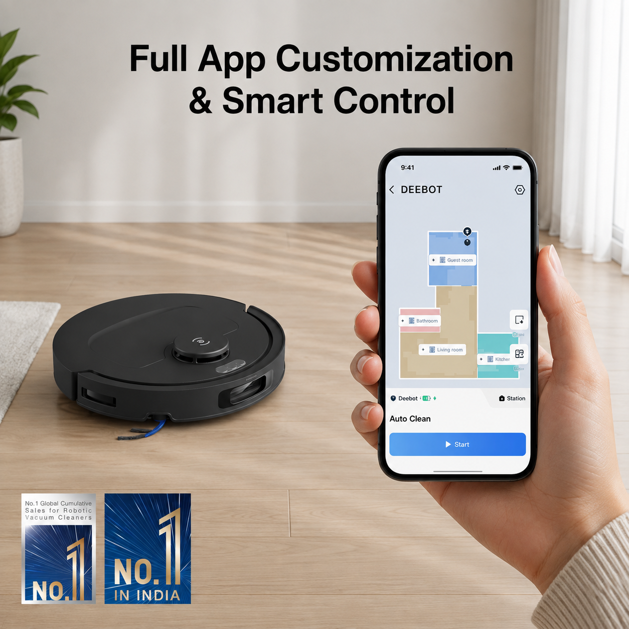 ECOVACS N50 Pro Omni Robot Vacuum & Mop