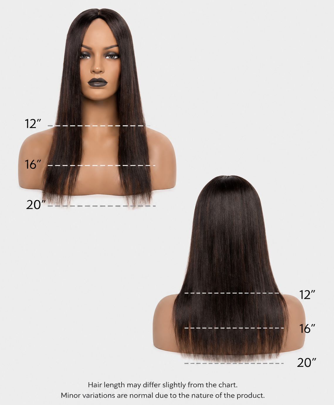 Everyday Clip-Free Hair Topper with Real Human Hair